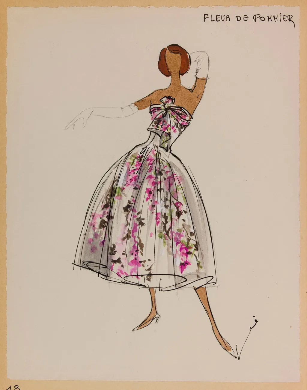 Fleur de pommier, by Marie-Louise Carven, 1956