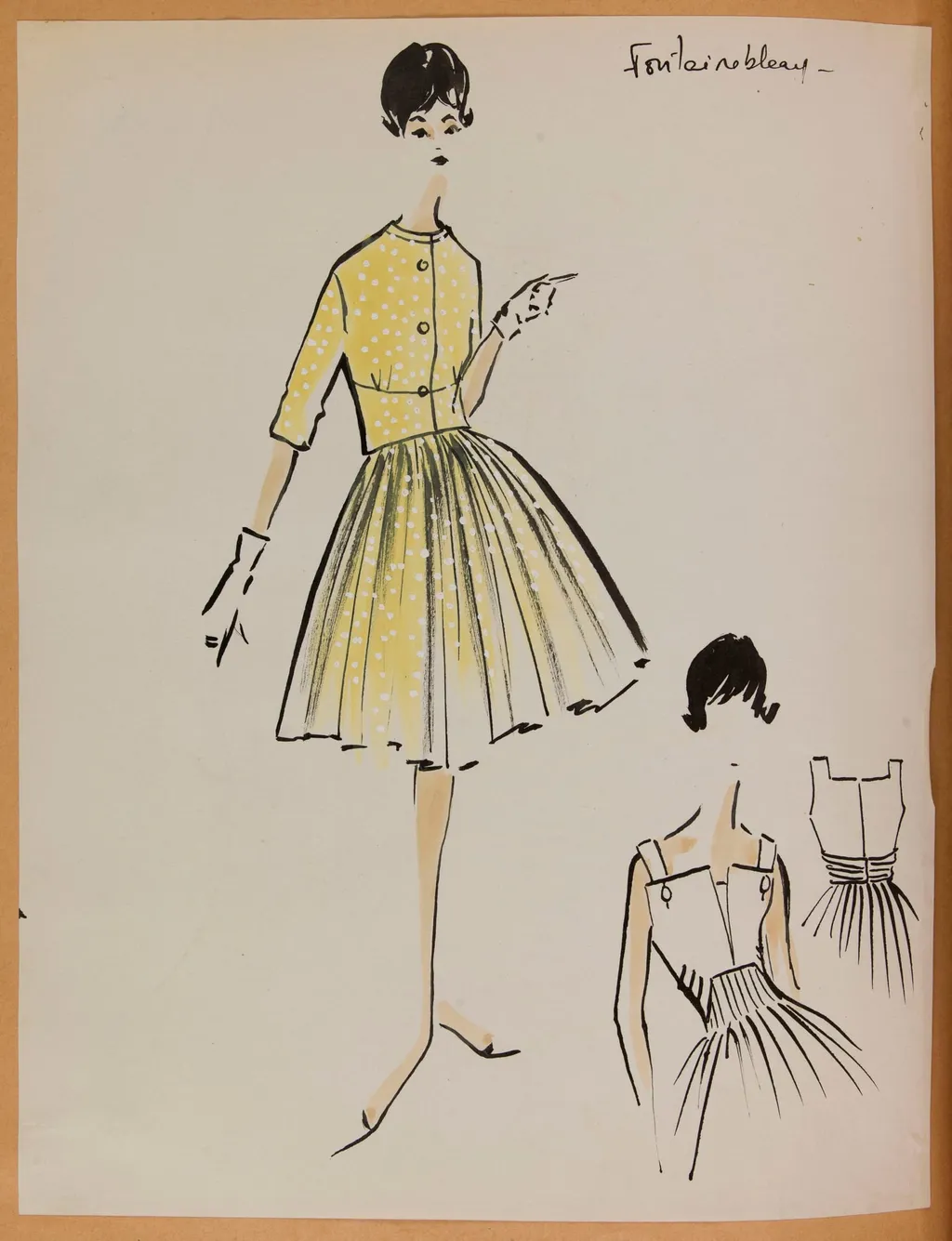 Fontainebleau, by Marie-Louise Carven, 1958