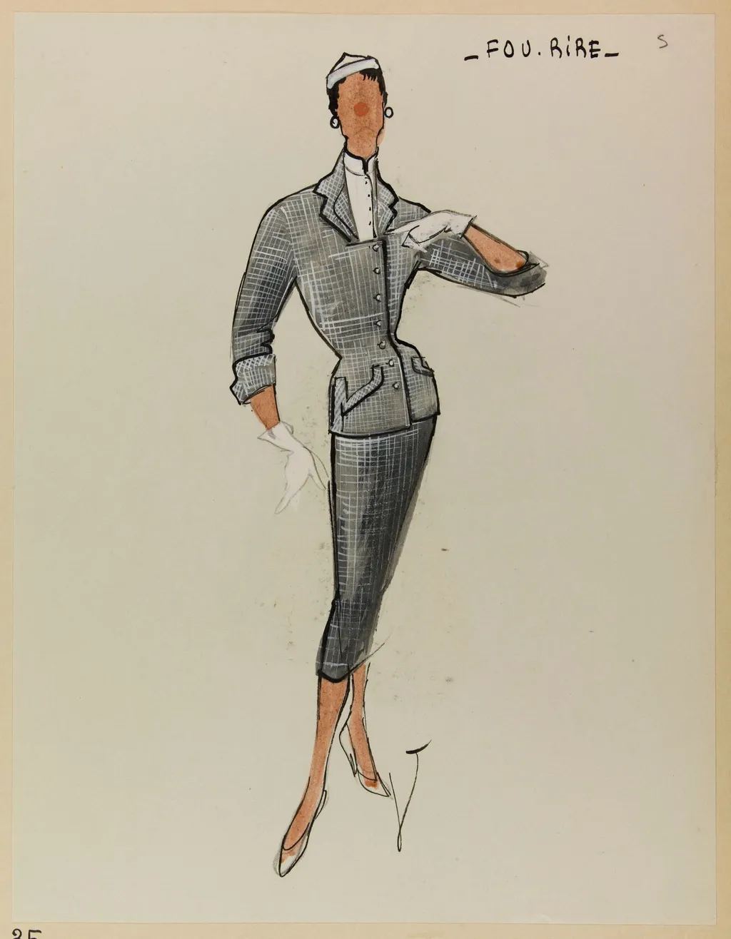 Fou rire, by Marie-Louise Carven, 1953