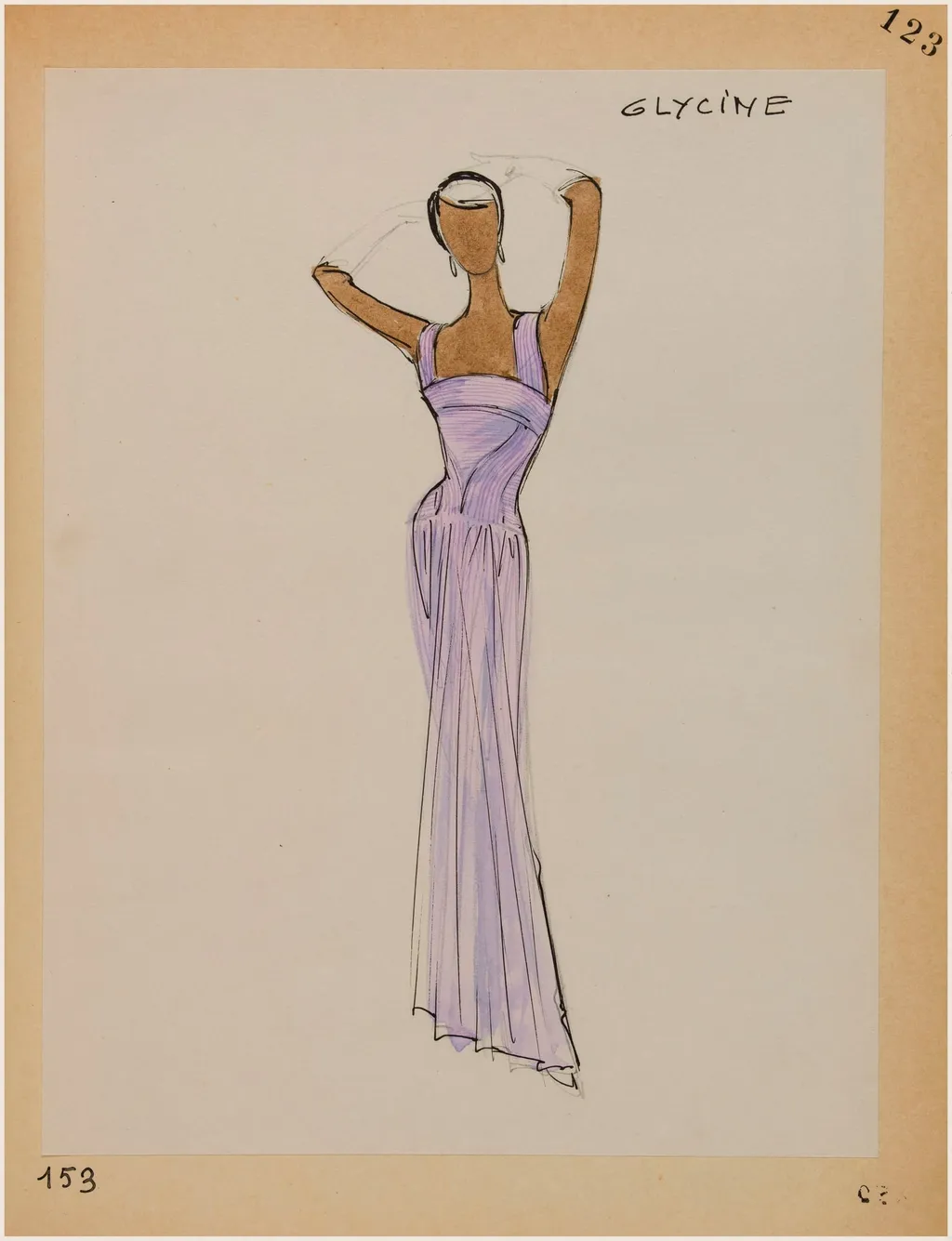 Glycine, by Marie-Louise Carven, 1956