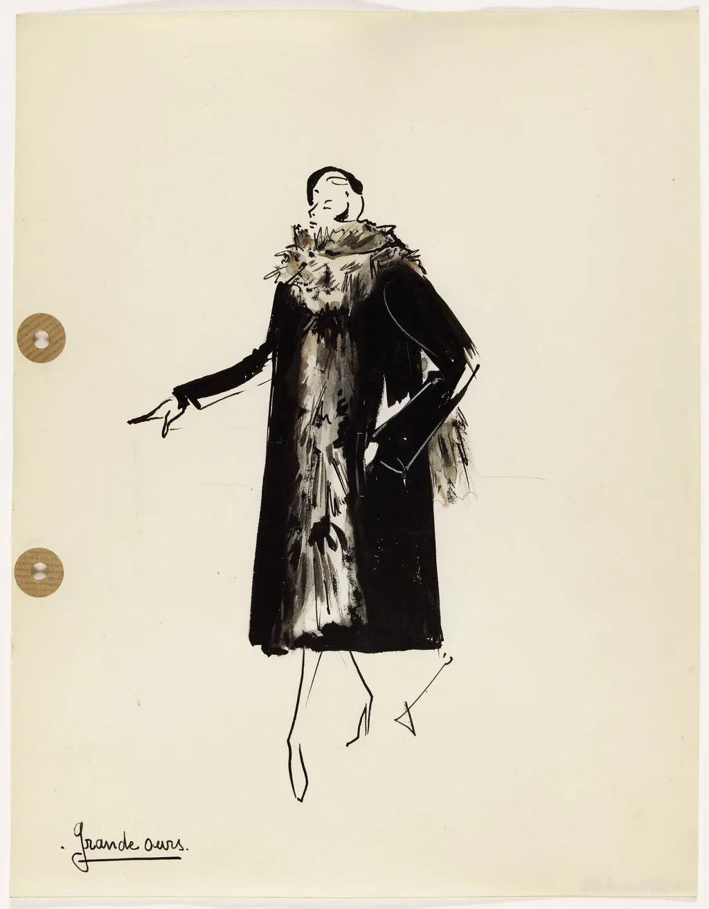 'Grande ours', by Marie-Louise Carven, 1949