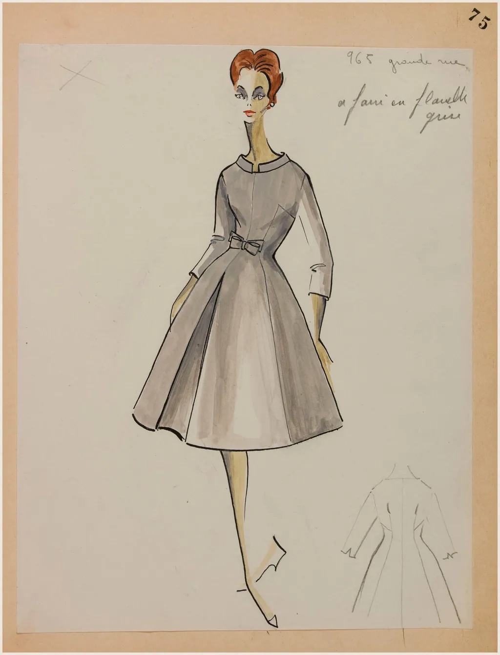 Grande rue, by Marie-Louise Carven, 1958