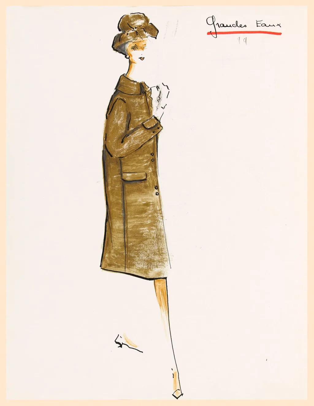 Grandes eaux, by Marie-Louise Carven, 1967