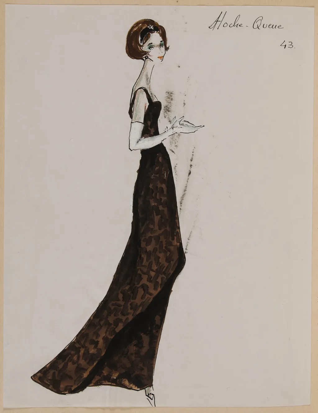 Hoche queue, by Marie-Louise Carven, 1960