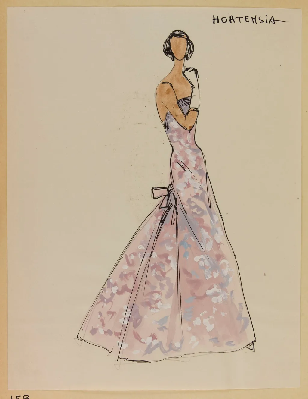 Hortensia, by Marie-Louise Carven, 1955