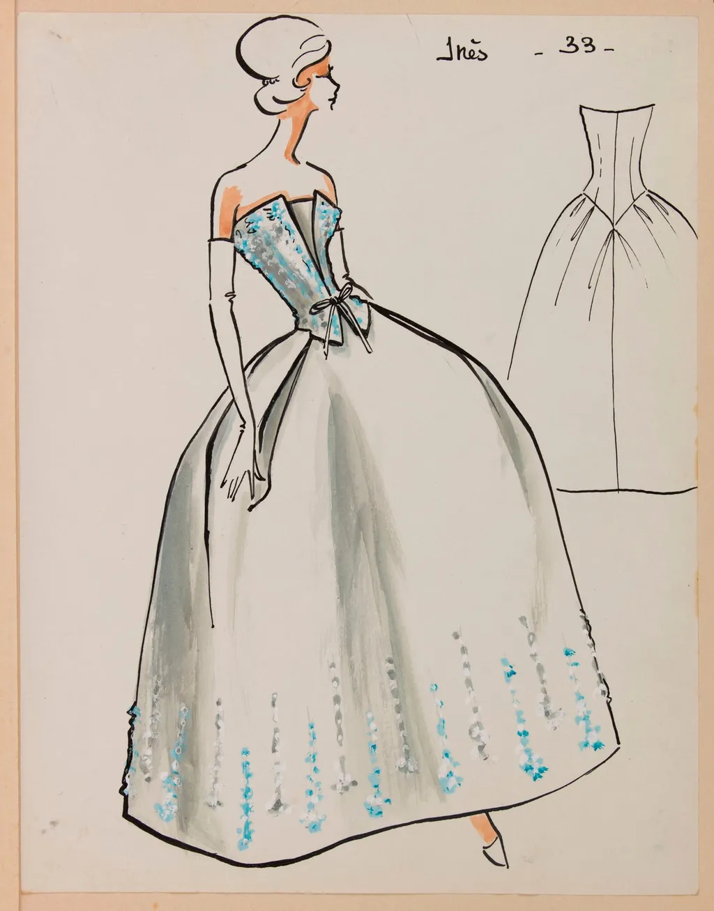 Inès, by Marie-Louise Carven, 1958