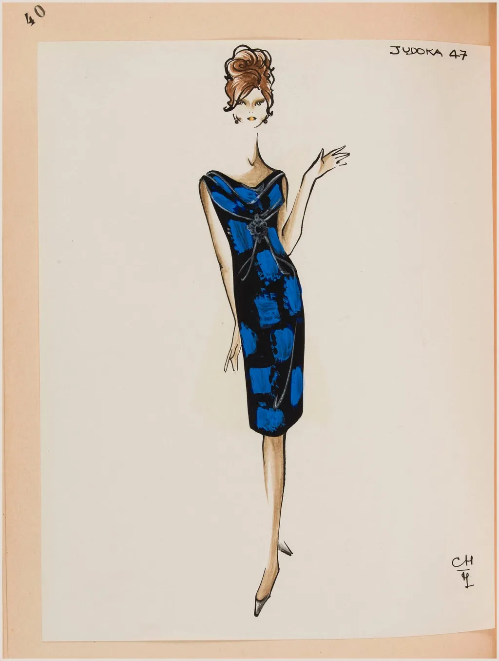 Judoka, by Marie-Louise Carven, 1963