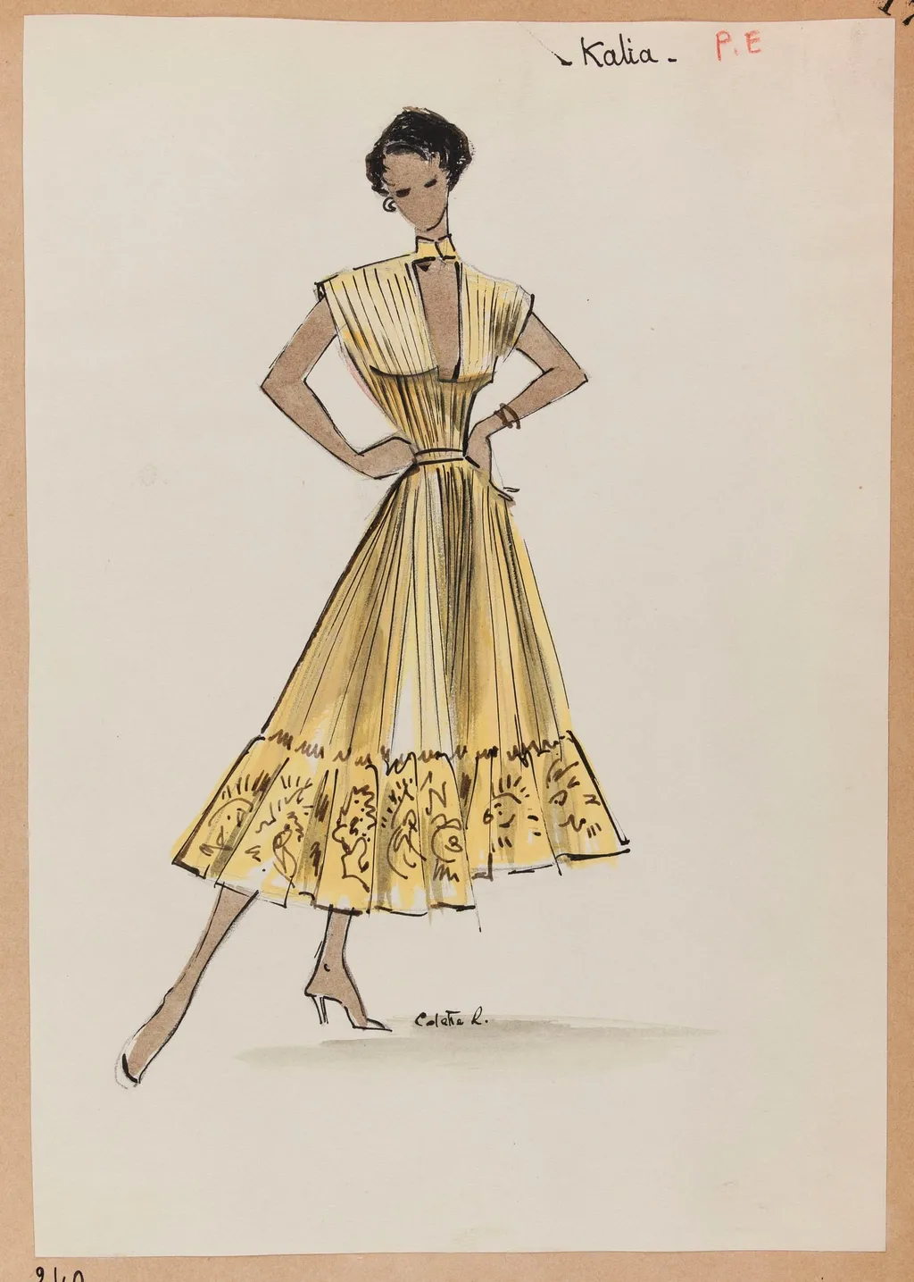 Kalia, by Marie-Louise Carven, 1951