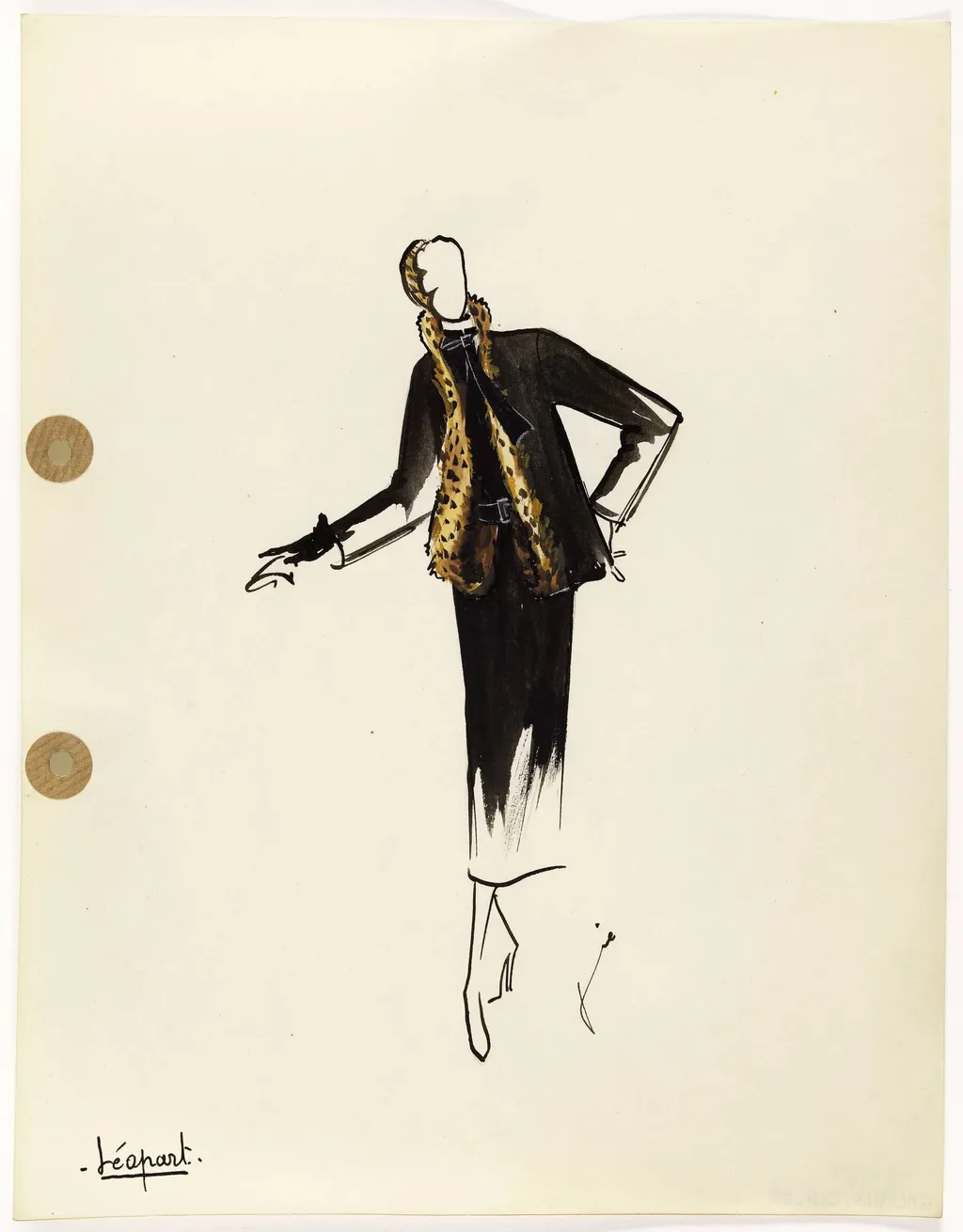 'Léopart', by Marie-Louise Carven, 1949