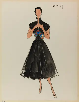 Loukoum, by Marie-Louise Carven, 1953