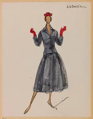 Ludovic, by Marie-Louise Carven, 1956
