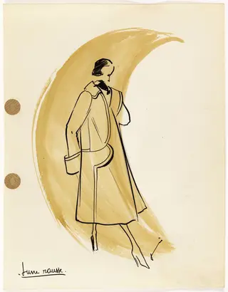 'Lune rousse', by Marie-Louise Carven, 1949