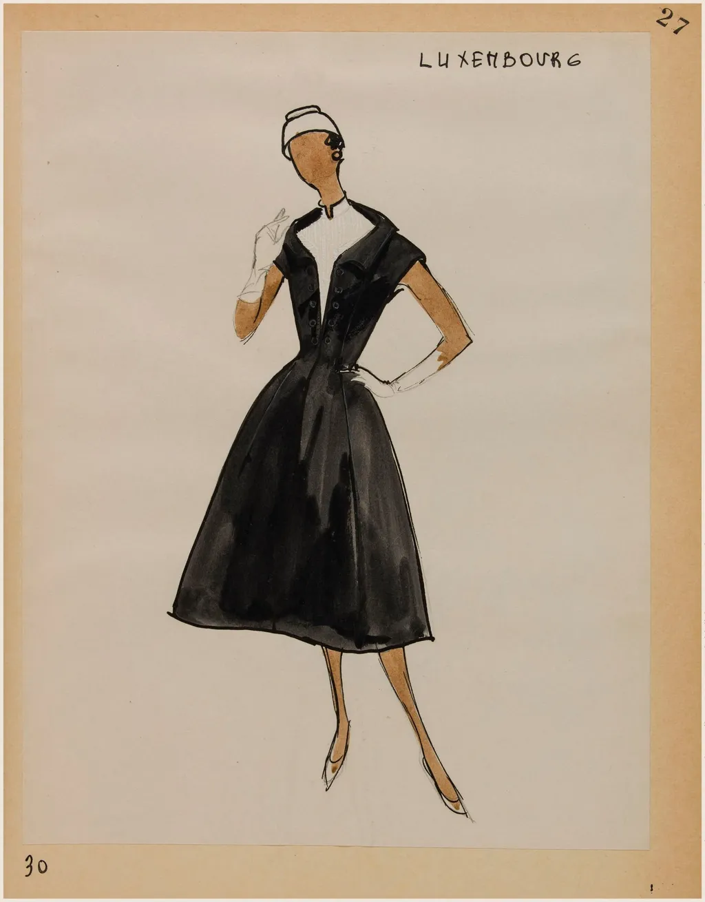 Luxembourg, by Marie-Louise Carven, 1956