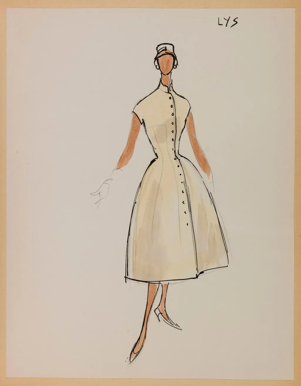 Lys, by Marie-Louise Carven, 1956