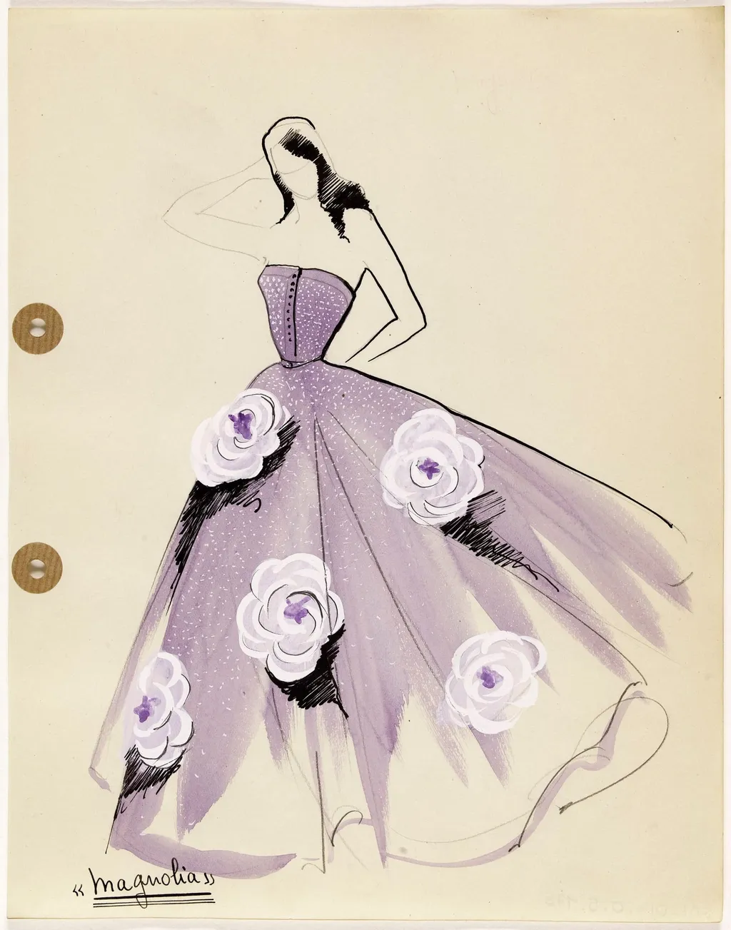 'Magnolia', by Marie-Louise Carven, 1949