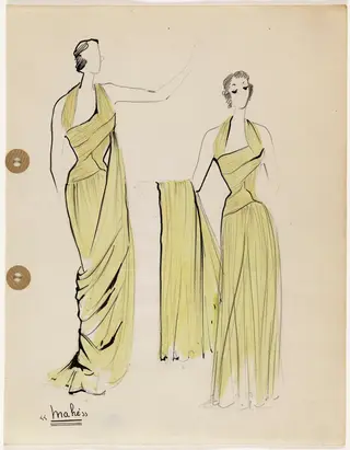 'Mahè', by Marie-Louise Carven, 1949