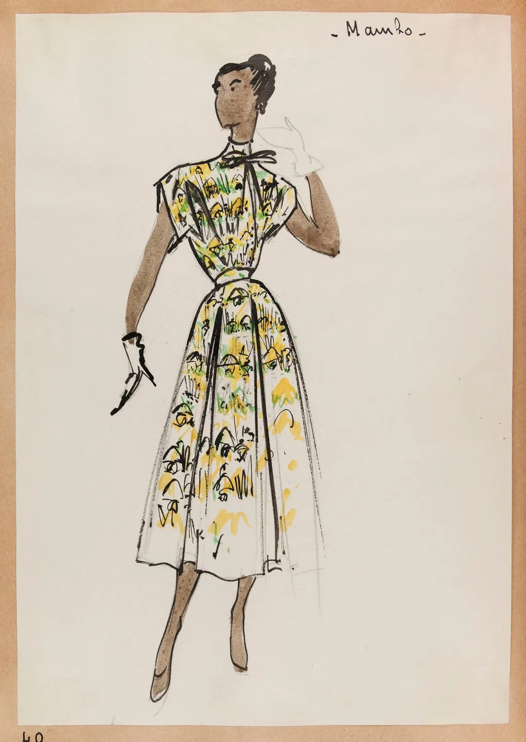 Mambo, by Marie-Louise Carven, 1951
