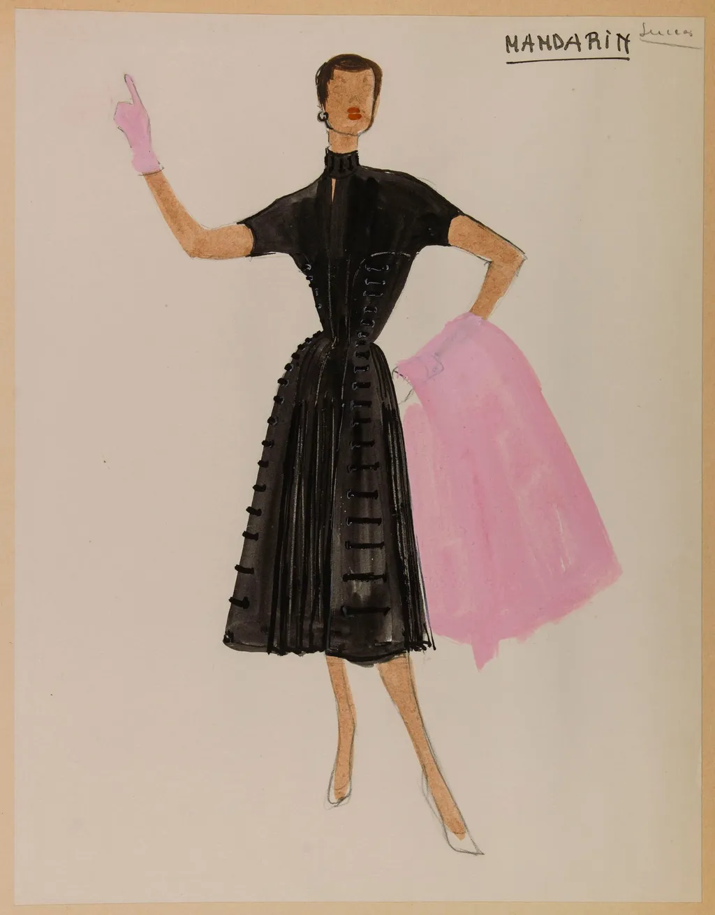 Mandarin, by Marie-Louise Carven, 1953