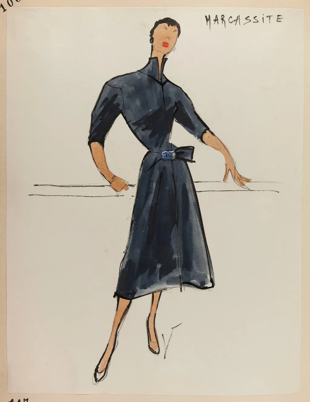 Marcassite, by Marie-Louise Carven, 1952