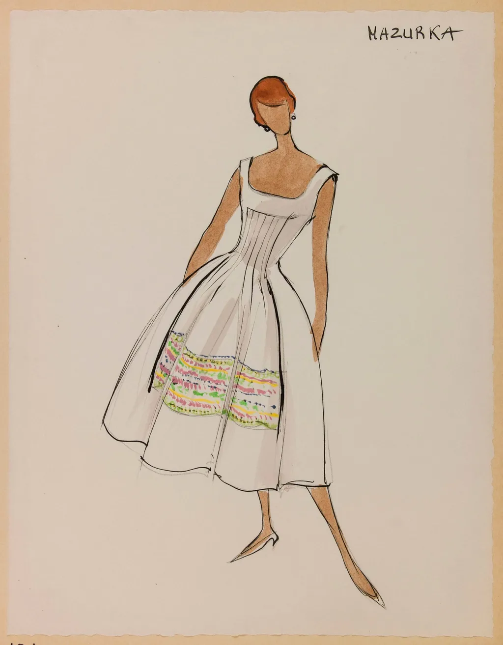 Mazurka, by Marie-Louise Carven, 1956