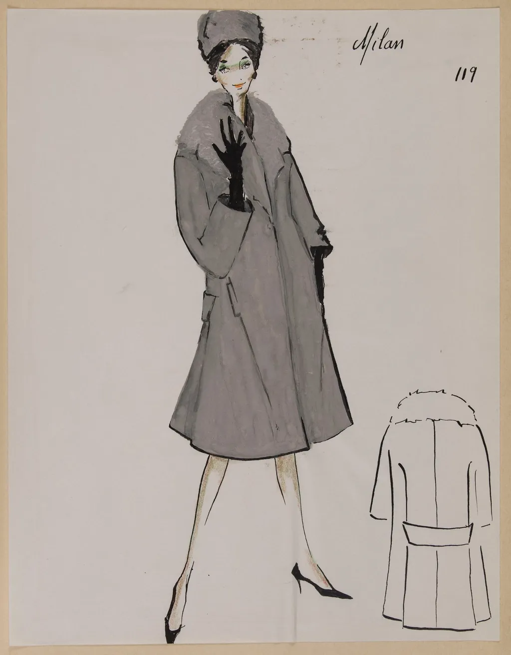 Milan, by Marie-Louise Carven, 1960