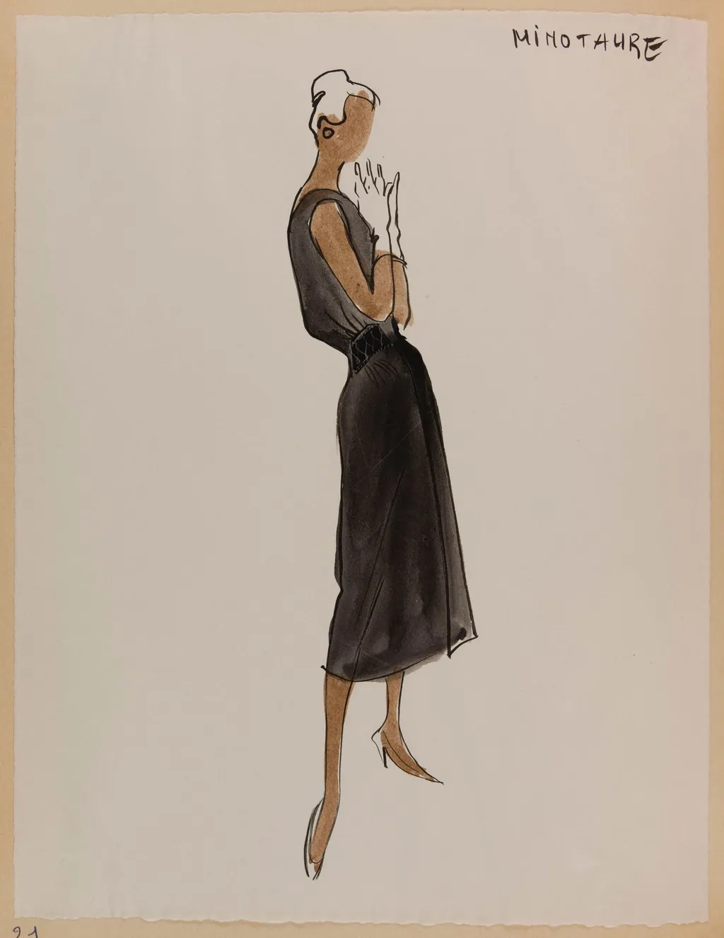 Minotaure, by Marie-Louise Carven, 1956