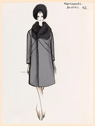 Montagnes bleues, by Marie-Louise Carven, 1962