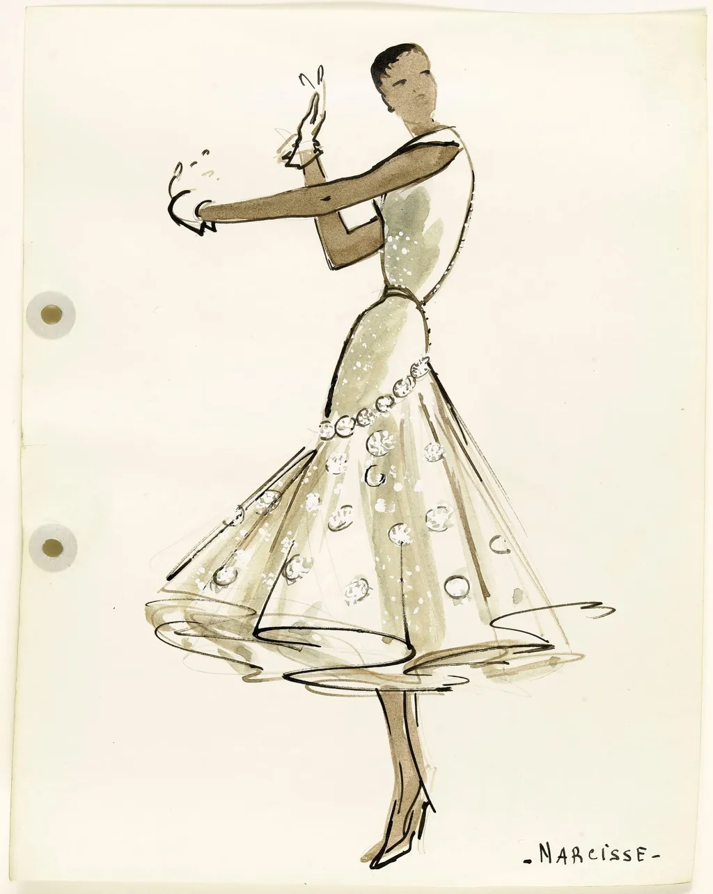 'Narcisse', by Marie-Louise Carven, 1951