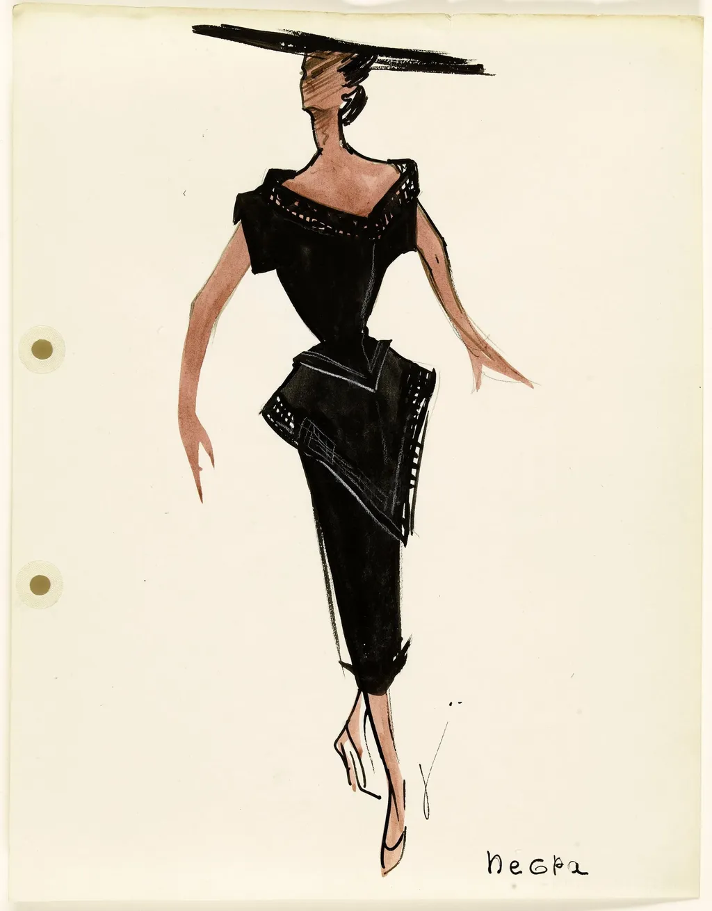 'Negra', by Marie-Louise Carven, 1951