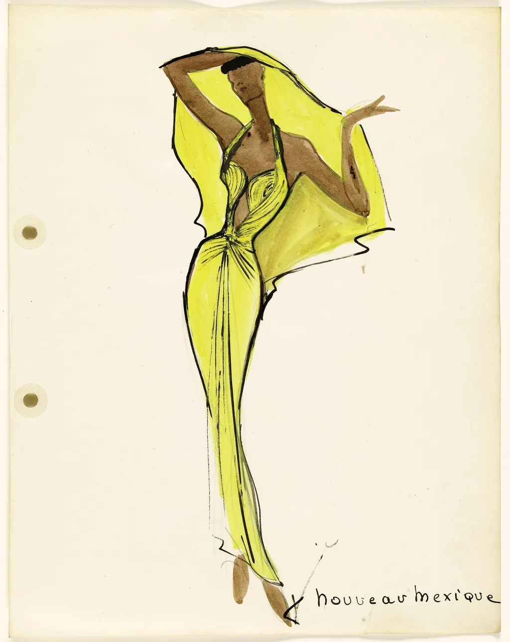 'Nouveau Mexique', by Marie-Louise Carven, 1951