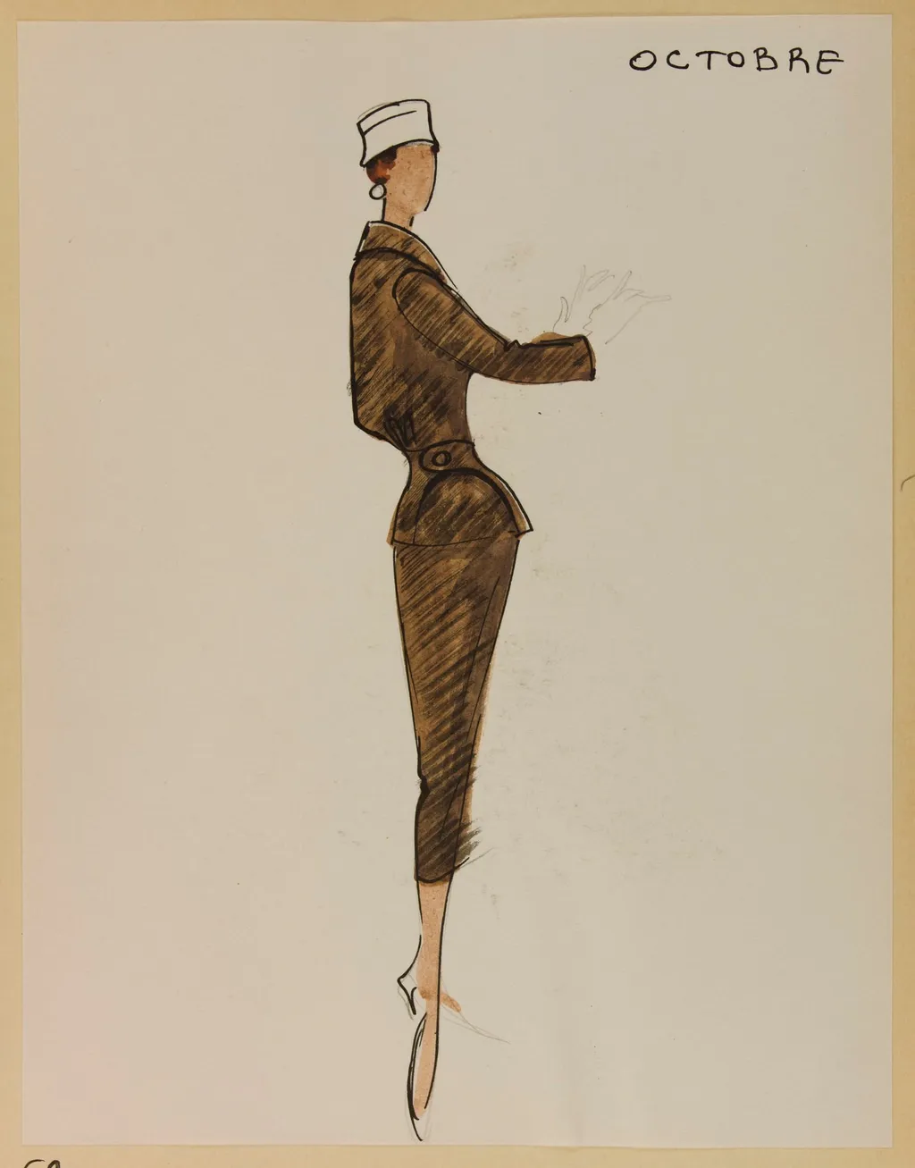 Octobre, by Marie-Louise Carven, 1955