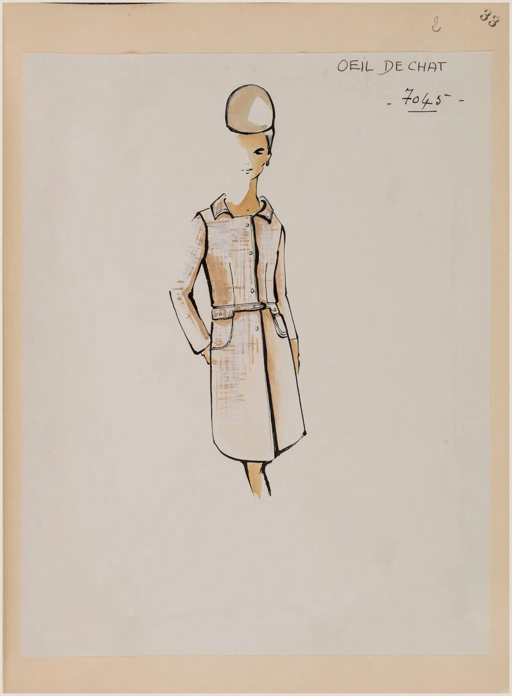 Oeil de chat, by Marie-Louise Carven, 1965