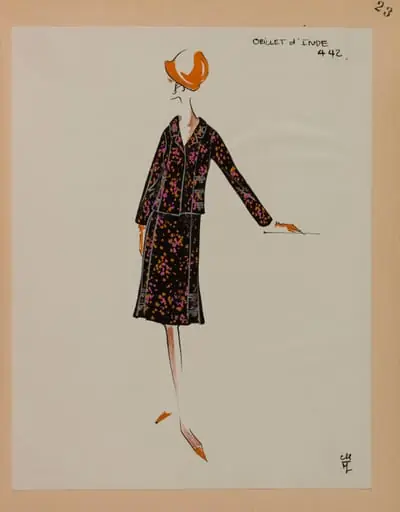 Oeillet d'Inde, by Marie-Louise Carven