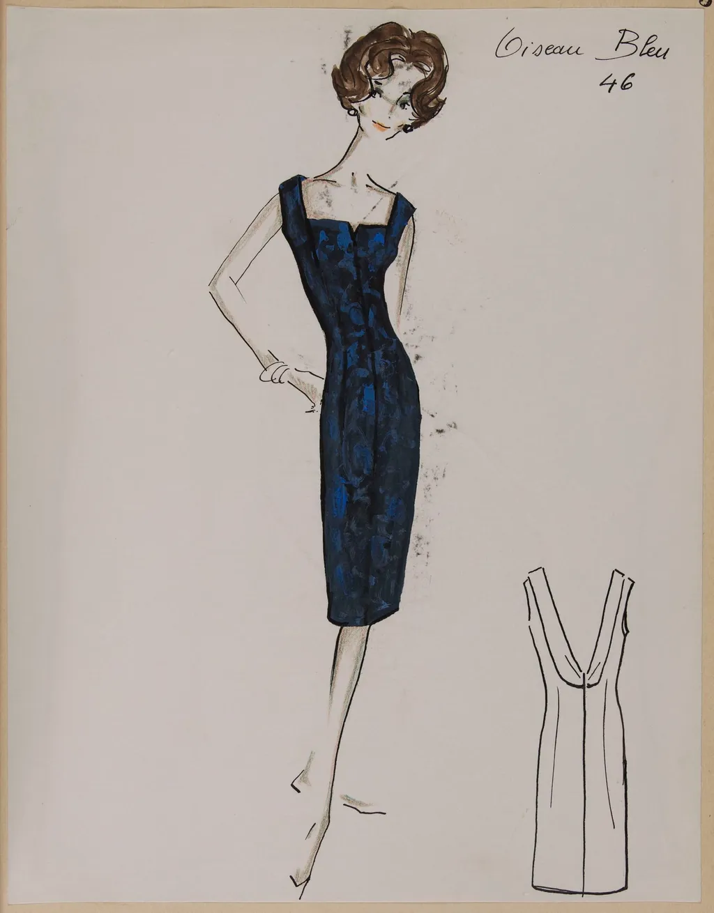 Oiseau bleu, by Marie-Louise Carven, 1960