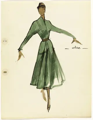 'Olive', by Marie-Louise Carven, 1951