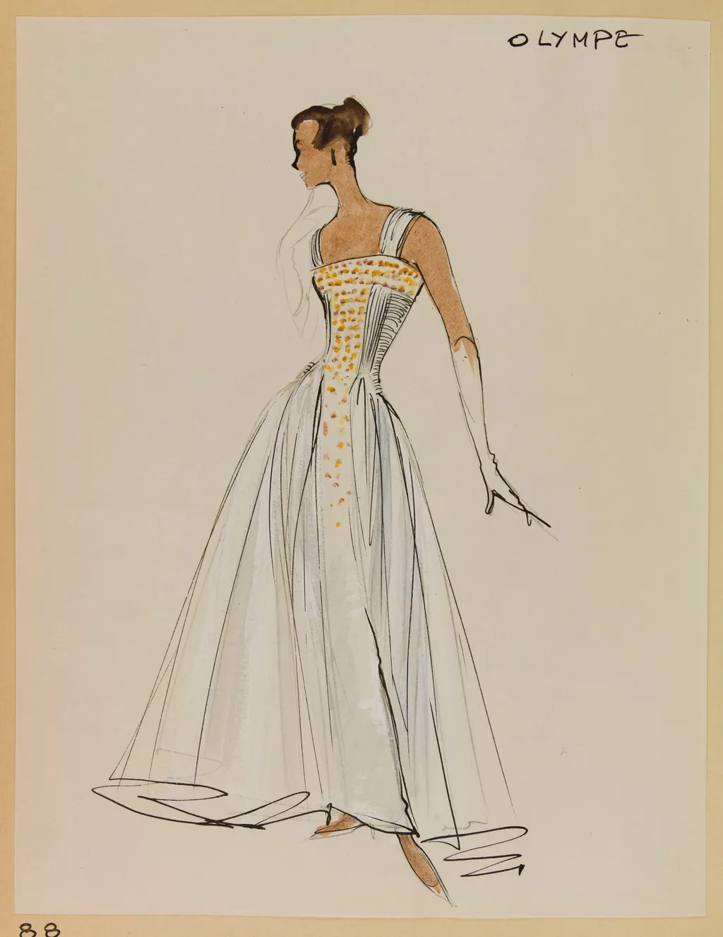 Olympe, by Marie-Louise Carven, 1955