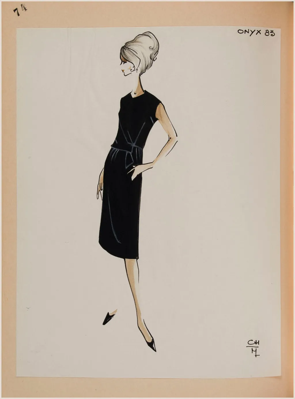 Onyx, by Marie-Louise Carven, 1963