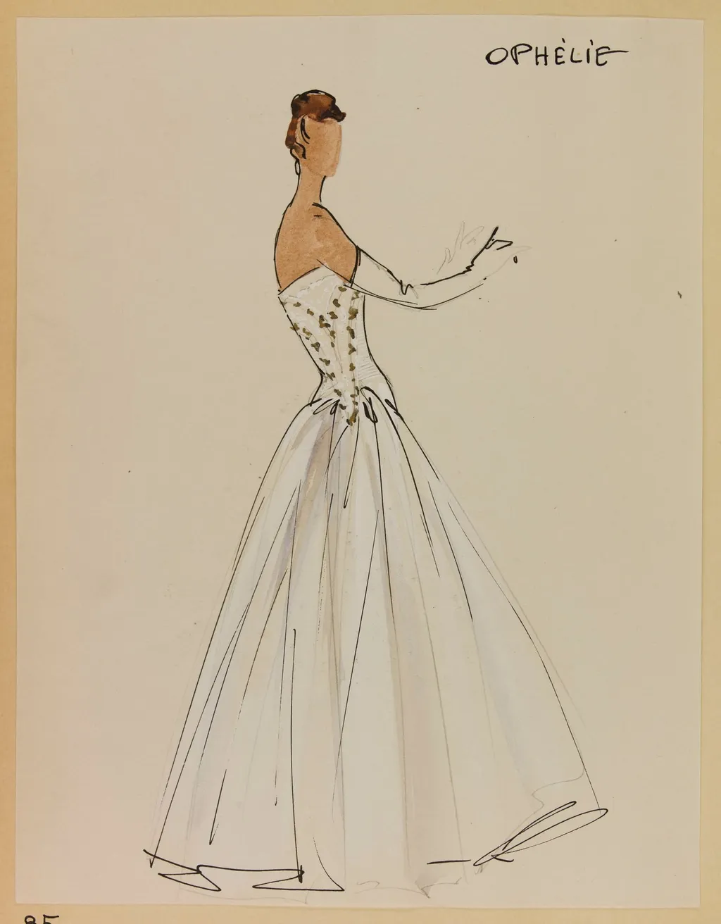 Ophélie, by Marie-Louise Carven, 1955