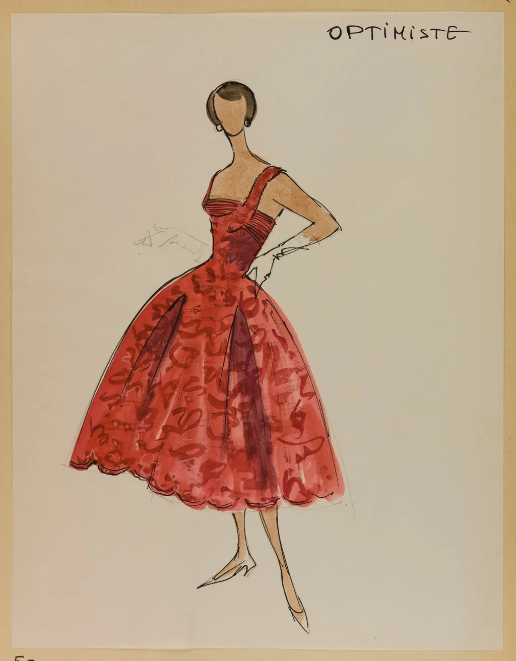 Optimiste, by Marie-Louise Carven, 1955
