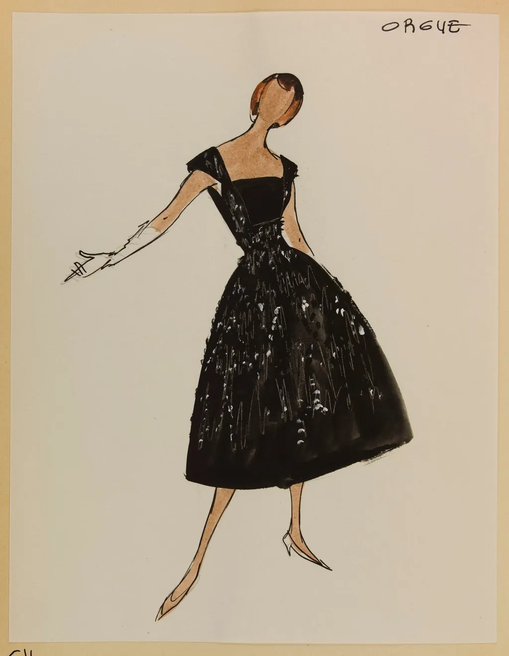 Orgue, by Marie-Louise Carven, 1955