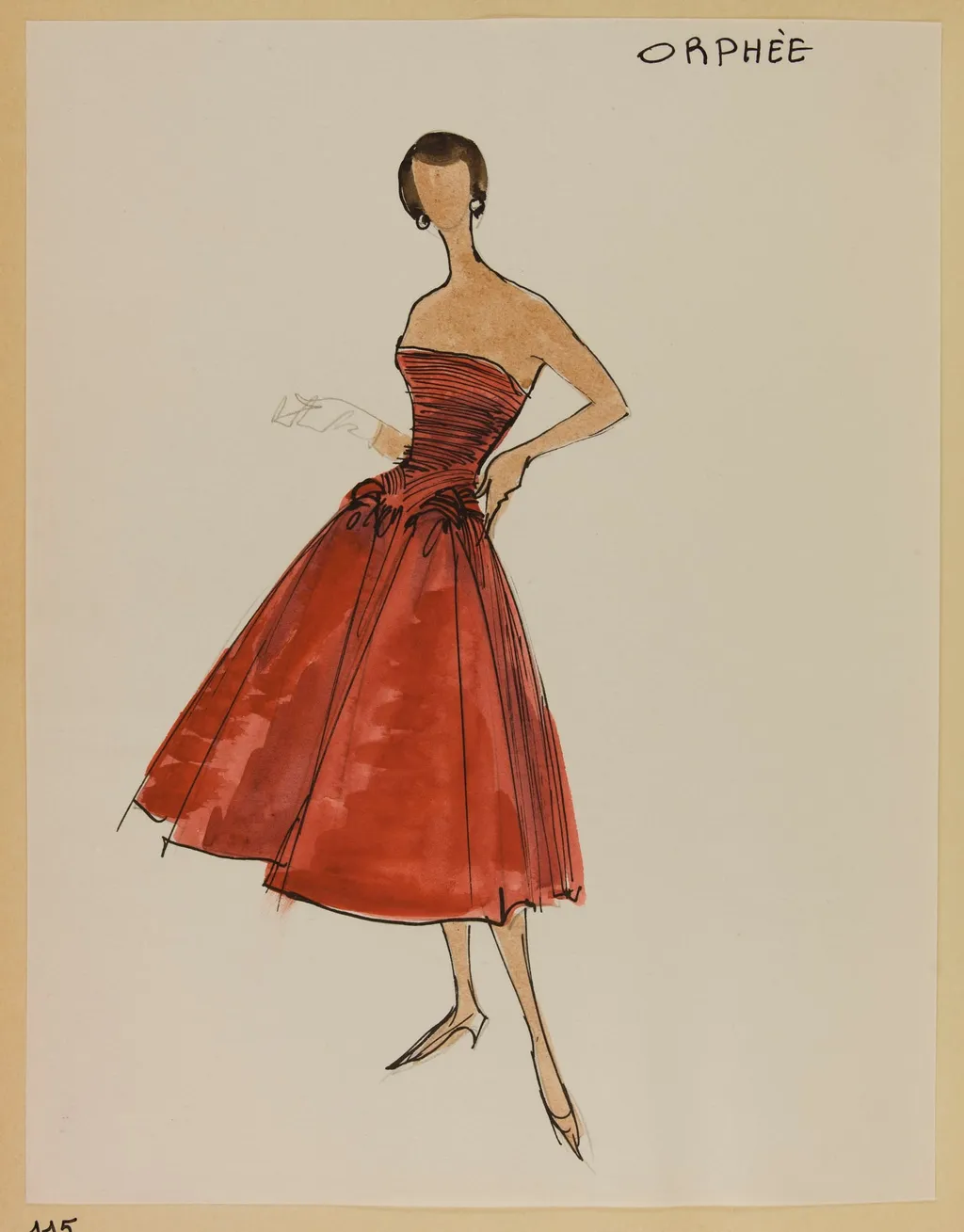 Orphée, by Marie-Louise Carven, 1955