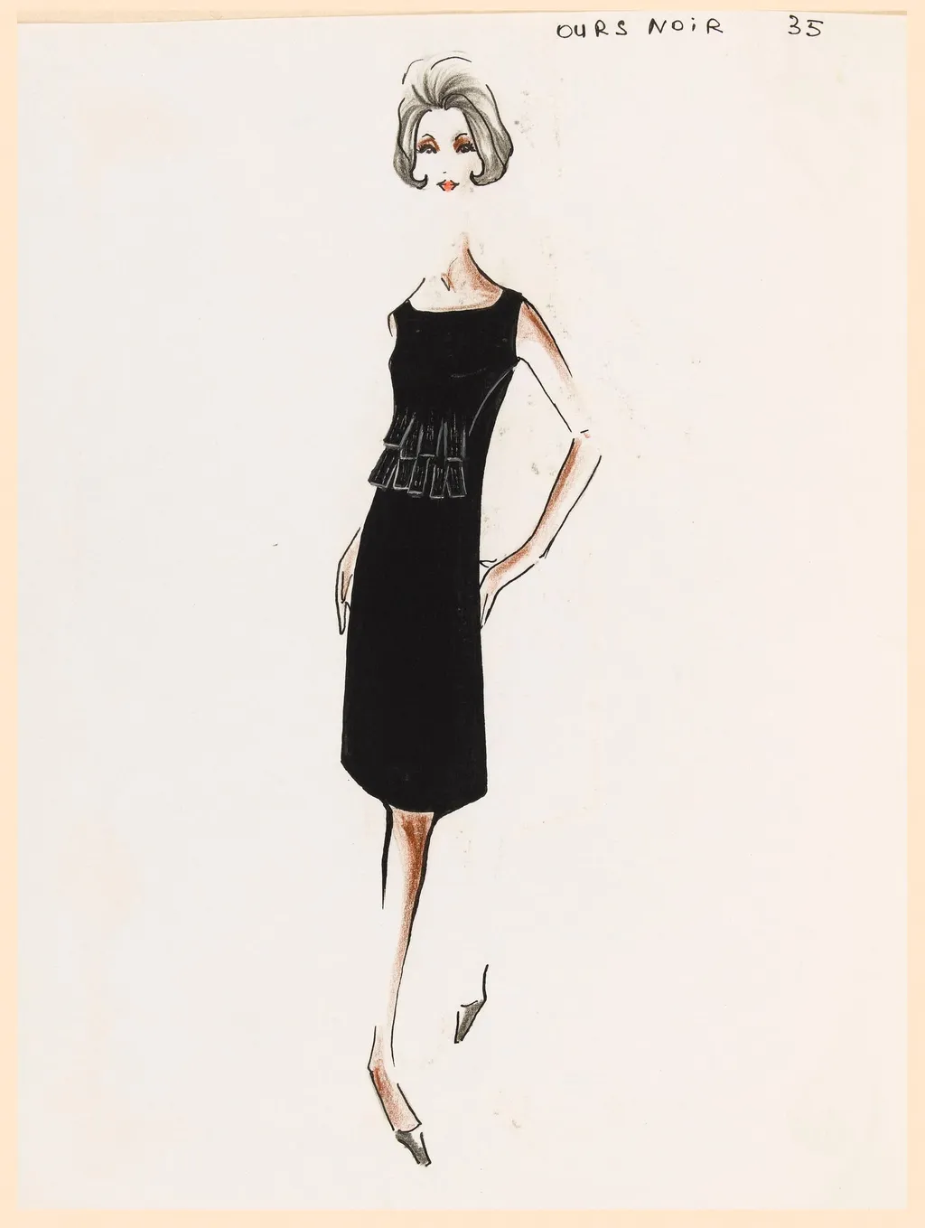 Ours noir, by Marie-Louise Carven, 1962