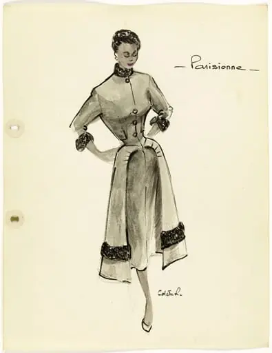 'Parisienne', by Marie-Louise Carven, 1951