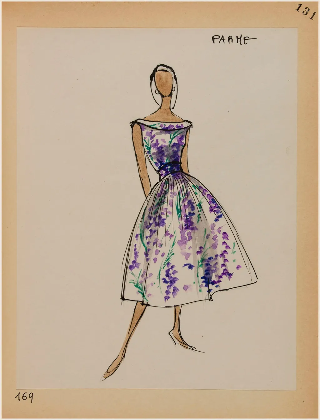 Parme, by Marie-Louise Carven, 1956