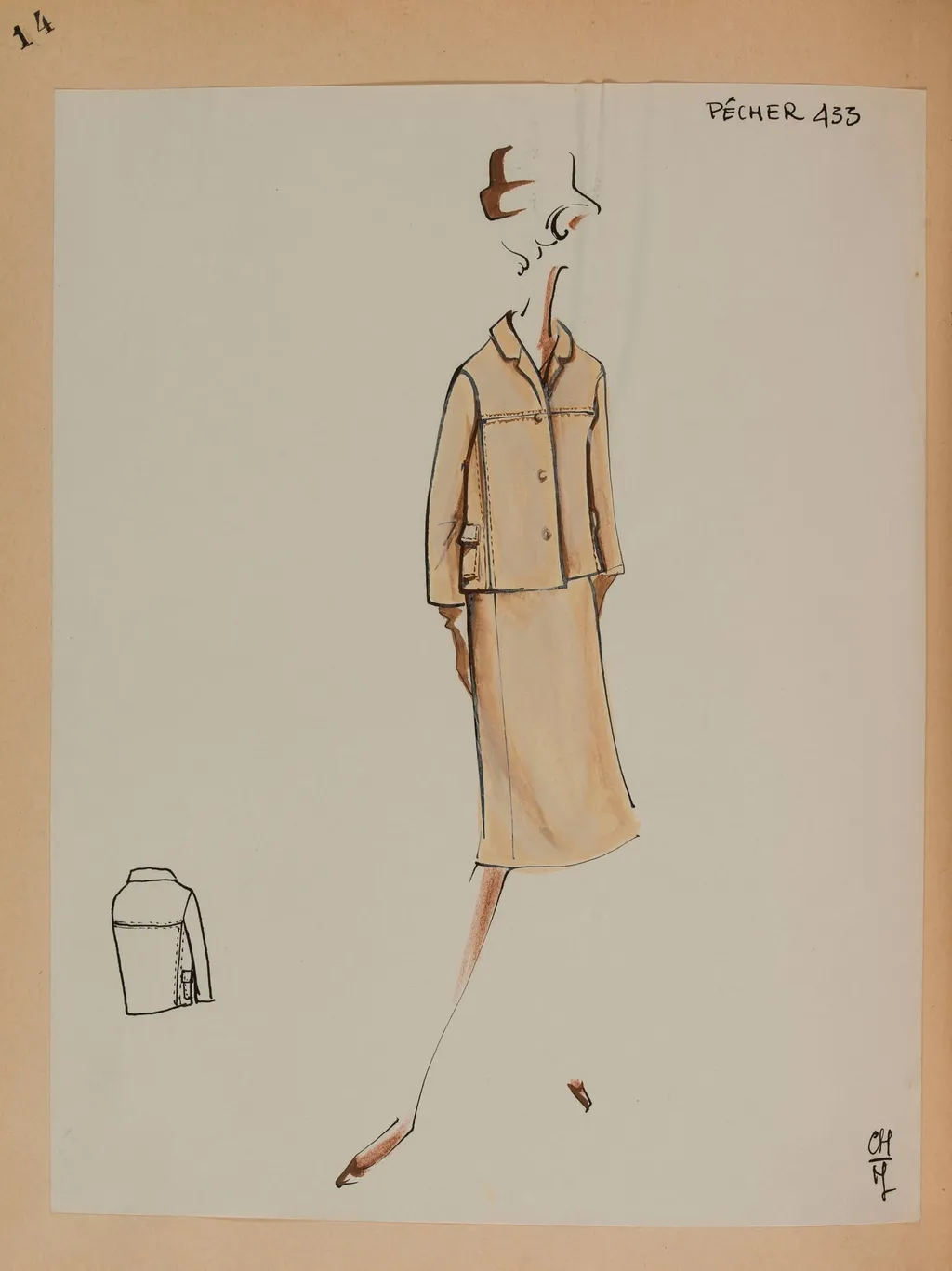 Pêcher, by Marie-Louise Carven, 1963