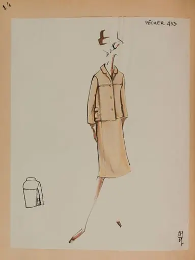 Pêcher, by Marie-Louise Carven, 1963