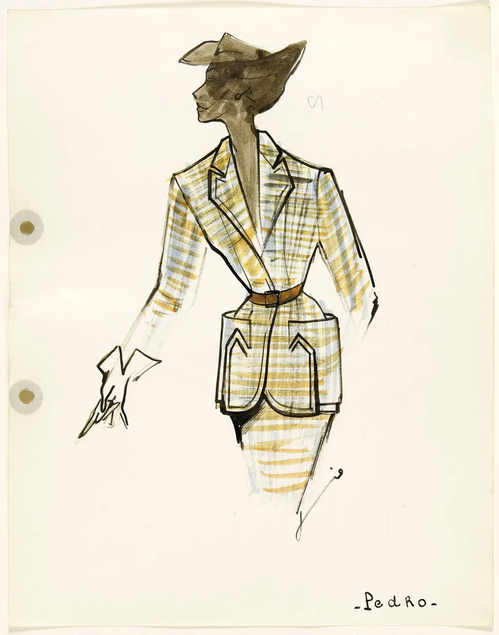 'Pedro', by Marie-Louise Carven, 1951