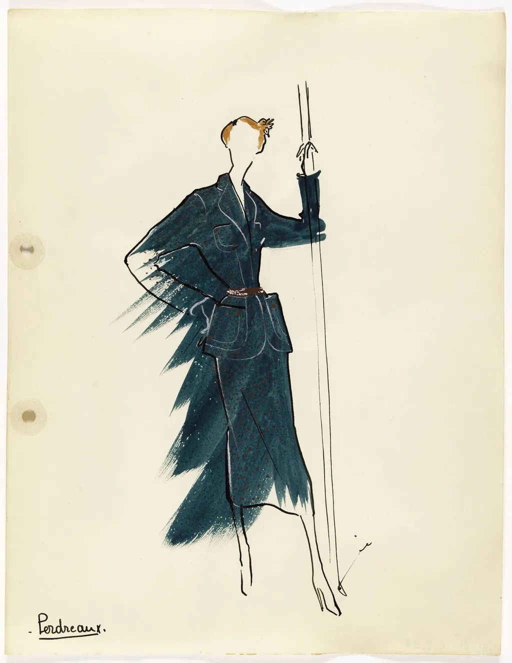 'Perdreaux', by Marie-Louise Carven, 1949