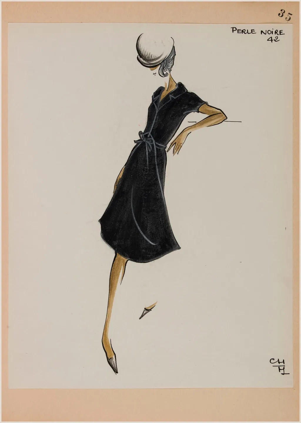 Perle noire, by Marie-Louise Carven, 1963