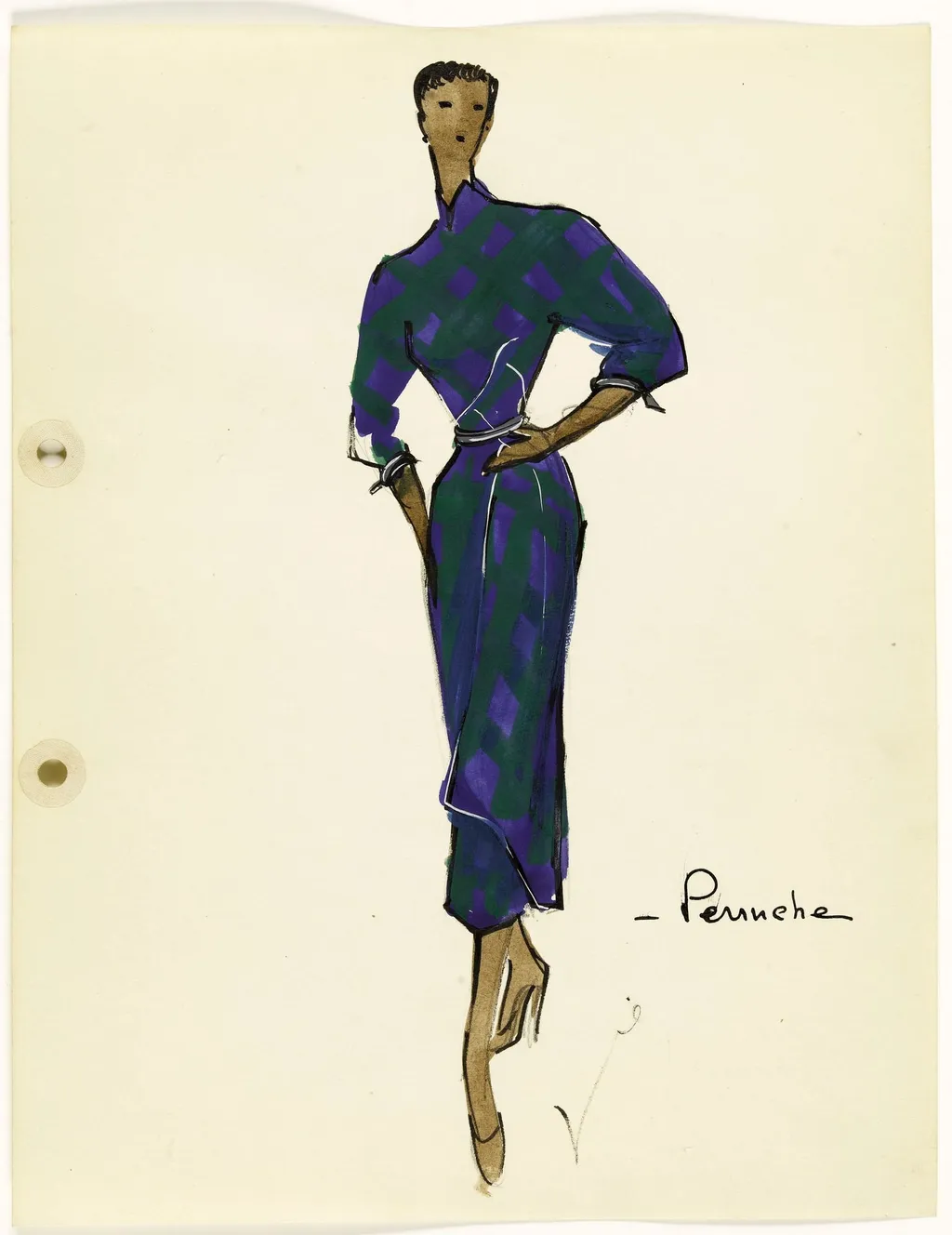 'Perruche', by Marie-Louise Carven, 1951
